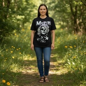 Misfits Skull Movie Star T-Shirt Unisex Size Medium